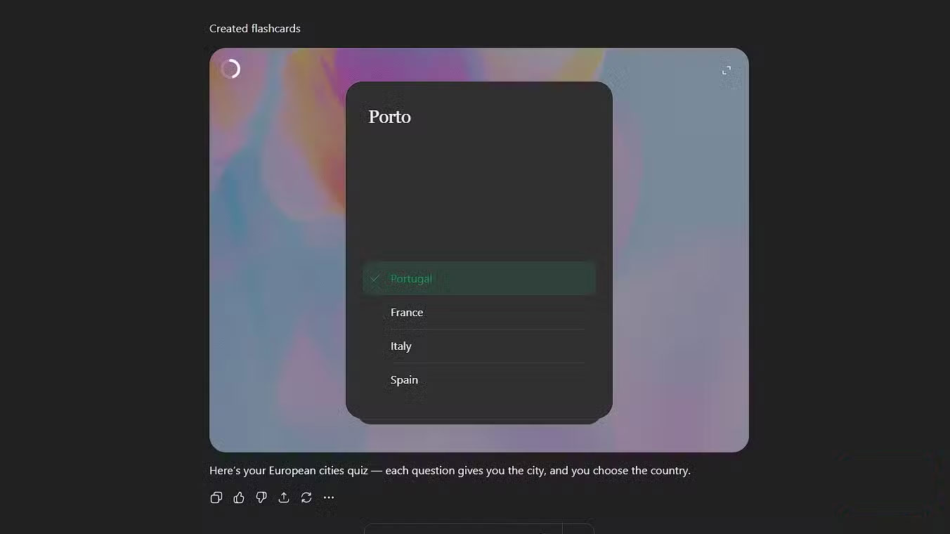 How to enable hidden flashcard mode in ChatGPT Picture 3