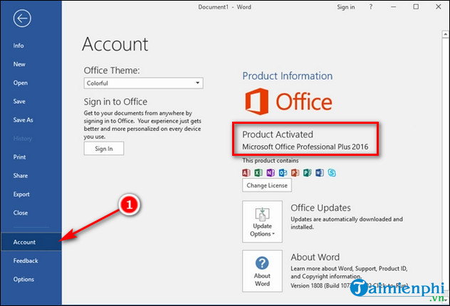 How to Active Office 2016, activate permanent copyright using CMD Picture 6