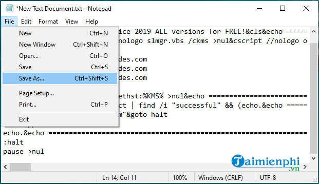How to Active Office 2019, activate permanent copyright using CMD Picture 5