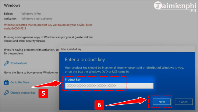 How to Active Windows 11, using FREE copyrighted Windows Picture 4