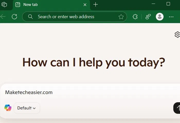 How to add a new Copilot tab to Microsoft Edge browser Picture 5