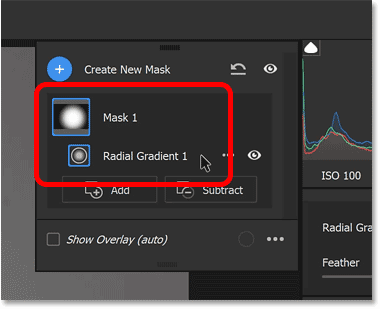 How to add a spotlight effect behind your subject using Adobe Camera Raw Picture 13