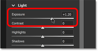 How to add a spotlight effect behind your subject using Adobe Camera Raw Picture 22