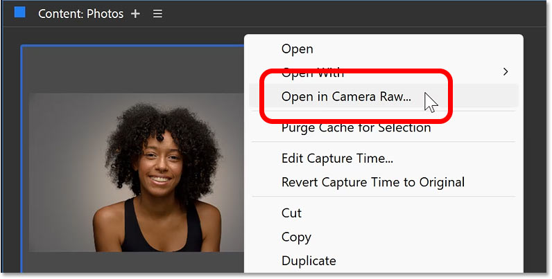 How to add a spotlight effect behind your subject using Adobe Camera Raw Picture 26