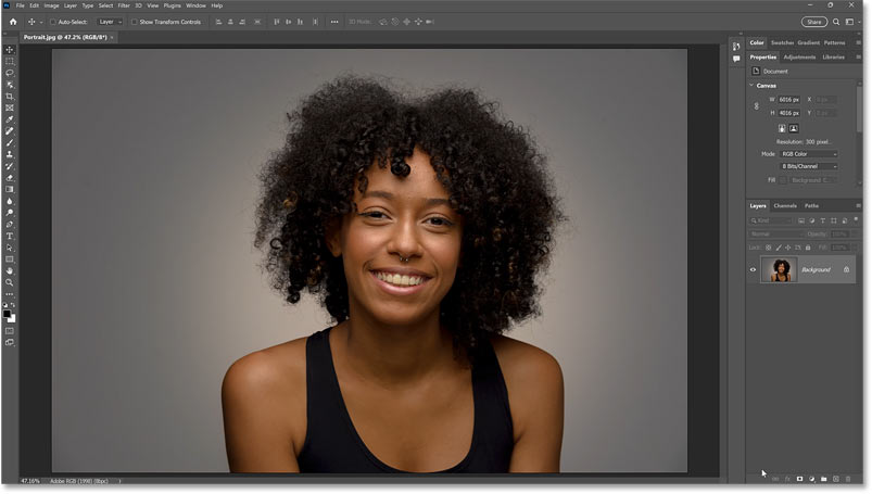 How to add a spotlight effect behind your subject using Adobe Camera Raw Picture 29