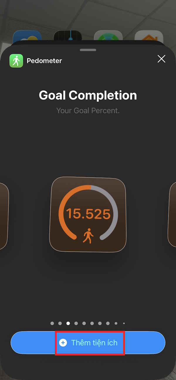 How to add a step counter to your iPhone home screen. Picture 10