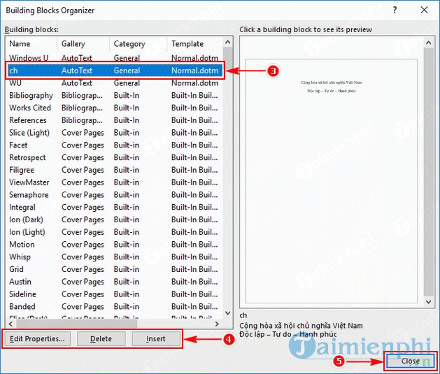 How to add AutoText in Word 2016 document quickly Picture 9