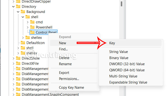 How to add Control Panel to Windows 11 context menu Picture 5
