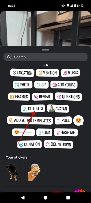How to Add Custom Stickers to Instagram Stories Picture 2