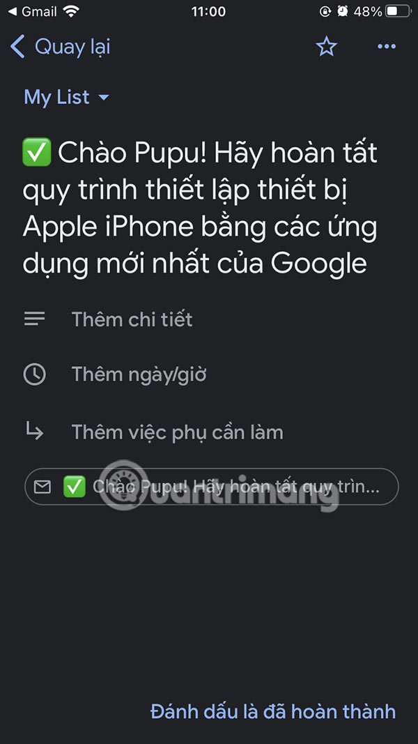 How to add email to Google Tasks Picture 8