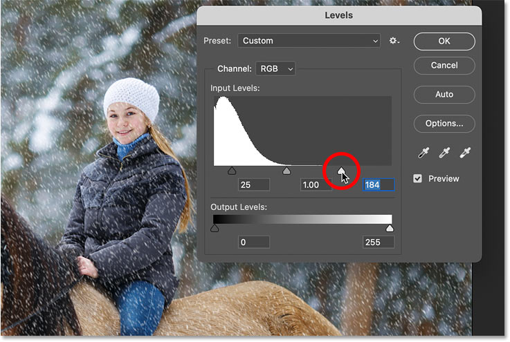 How to Add Falling Snow to Photos Using Photoshop Picture 31
