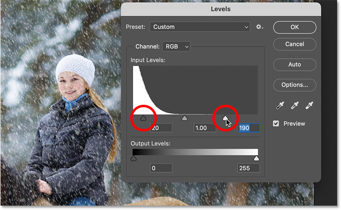 How to Add Falling Snow to Photos Using Photoshop Picture 43