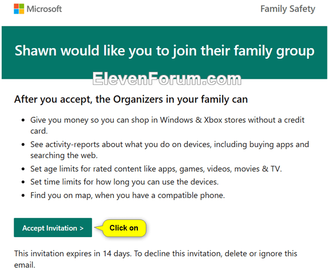 How to add family members to Microsoft Family Group in Windows 11 Picture 11