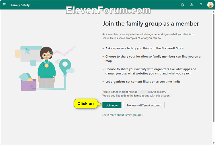 How to add family members to Microsoft Family Group in Windows 11 Picture 12