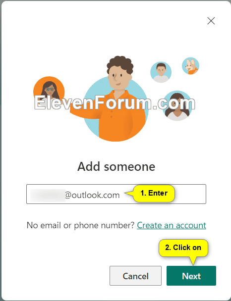 How to add family members to Microsoft Family Group in Windows 11 Picture 4