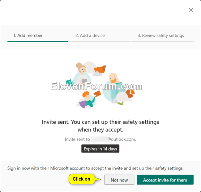 How to add family members to Microsoft Family Group in Windows 11 Picture 9