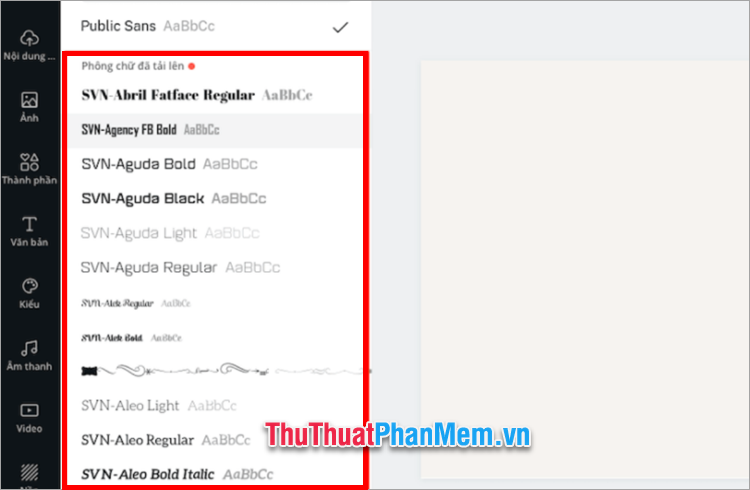 How to add fonts to Canva simply and quickly Picture 6