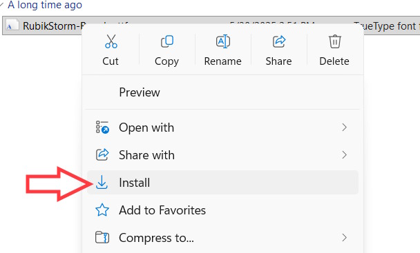 How to add fonts to Microsoft Paint Picture 2