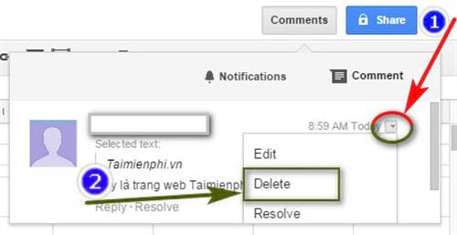 How to add notes and comments on Google Sheets quickly Picture 6