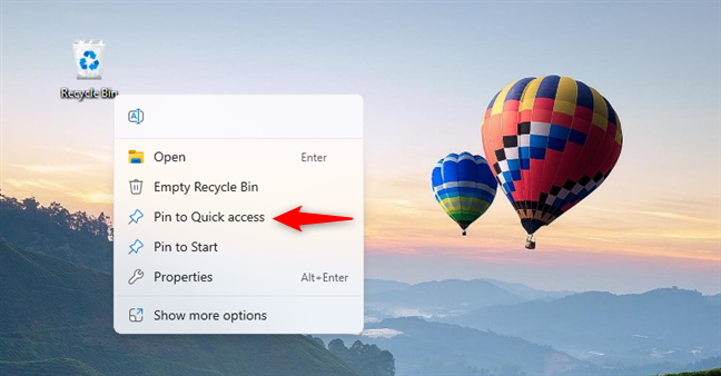How to Add Recycle Bin to File Explorer Picture 3