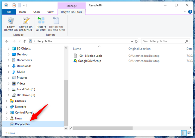 How to Add Recycle Bin to File Explorer Picture 7