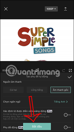 Picture 6 of How to add subtitles and lyrics automatically on CapCut