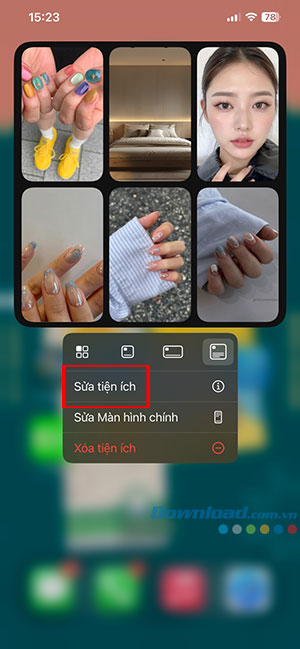 How to add the Pinterest widget to your home screen Picture 5