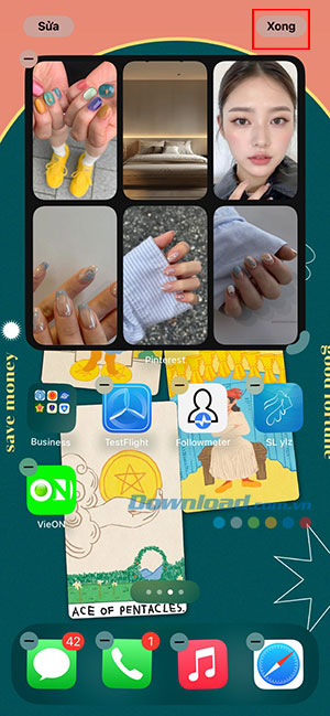 How to add the Pinterest widget to your home screen Picture 6