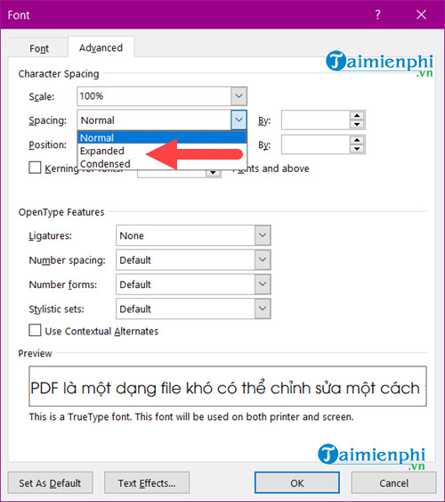 Picture 3 of How to adjust character spacing in Word (latest standard)