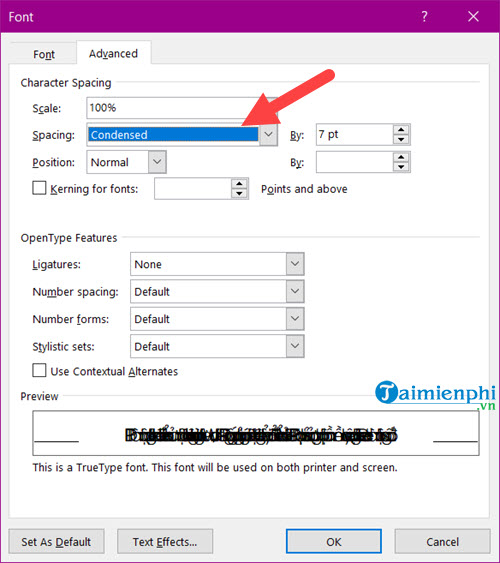 Picture 6 of How to adjust character spacing in Word (latest standard)