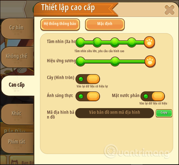 How to adjust configuration in Mini World Block Art - Customization available in the game Picture 3