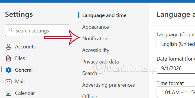 How to adjust new email notification sound in Outlook Picture 2
