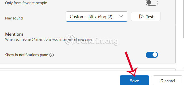 How to adjust new email notification sound in Outlook Picture 5