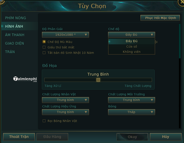 How to adjust full and minimize League of Legends screen Picture 5