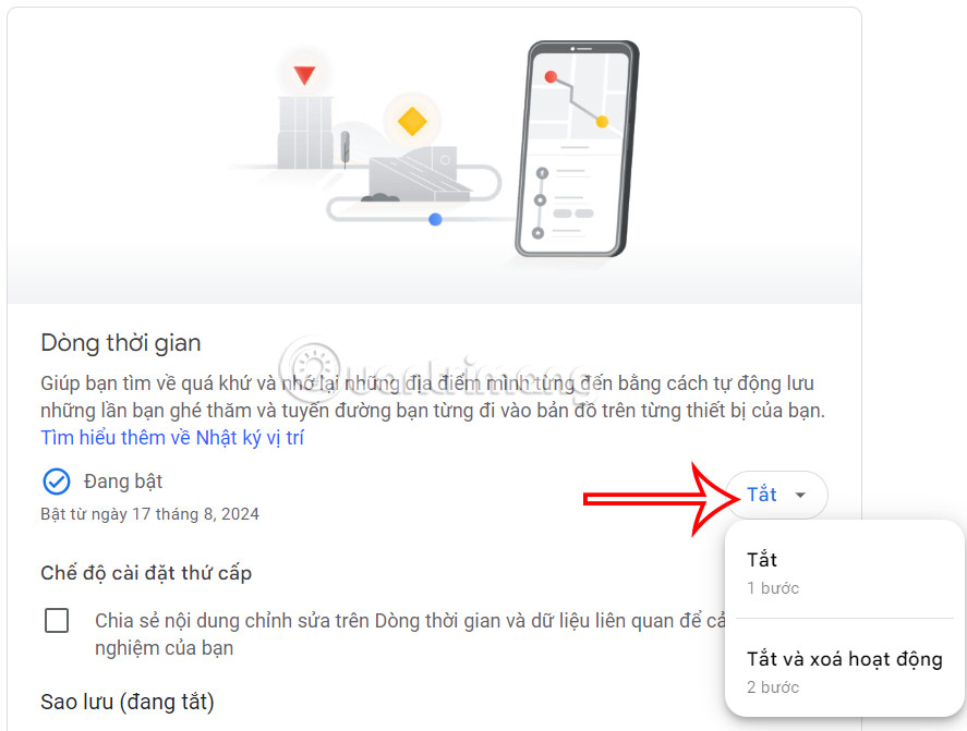 Picture 11 of How to adjust Google Maps settings to save battery power.