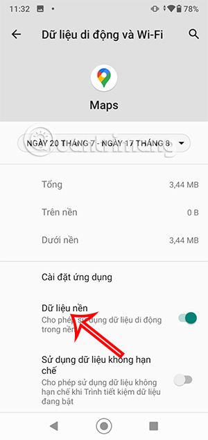 Picture 7 of How to adjust Google Maps settings to save battery power.