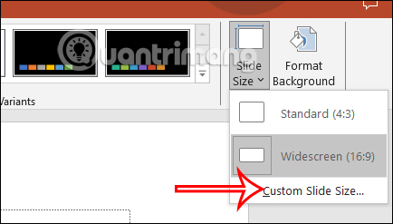 How to adjust PowerPoint slide ratio and size Picture 4