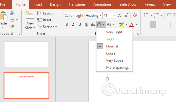 How to adjust text spacing on PowerPoint - Keep the text width the same Picture 2