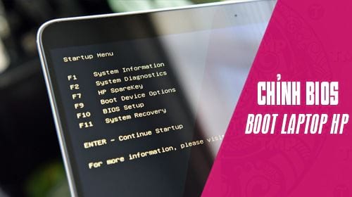 Picture 1 of How to adjust the BIOS on an HP laptop to boot from USB.