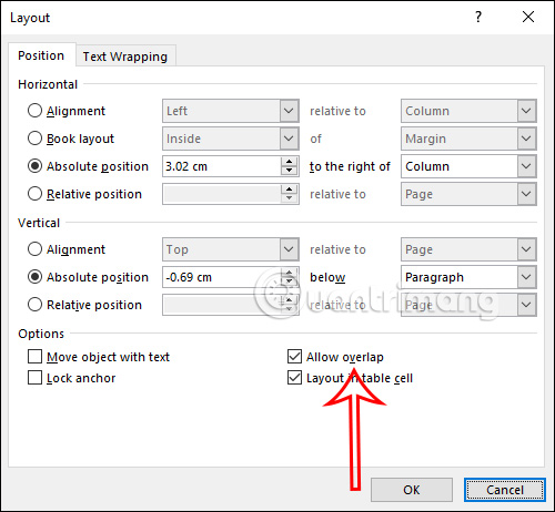 How to arrange images on top of each other in Word Picture 3
