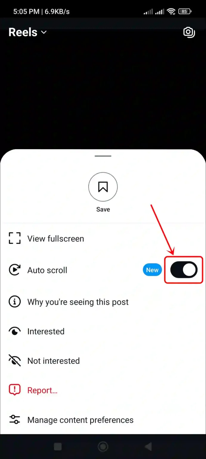How to Auto-Scroll Instagram Reels Videos Picture 2