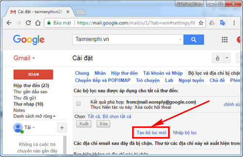 Picture 4 of How to automatically delete spam emails on Gmail, delete spam messages.