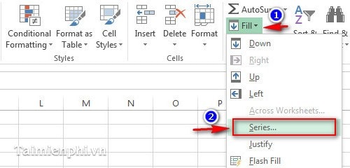How to automatically number columns in Excel quickly and simply Picture 6