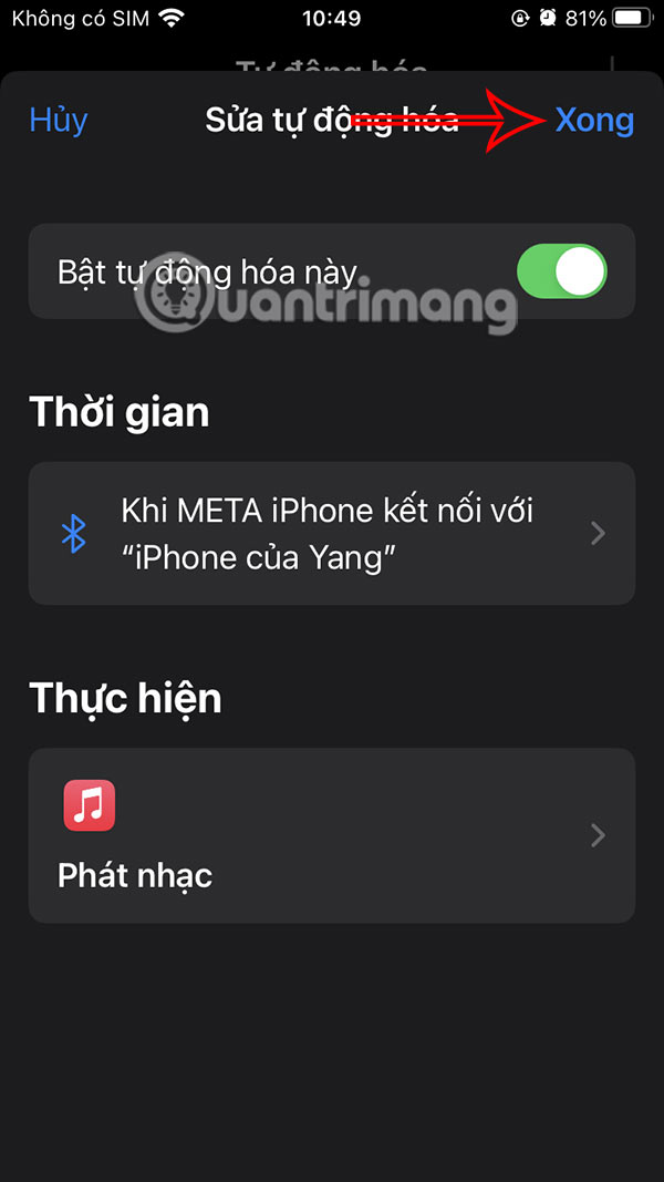 How to automatically play music when connecting AirPods on iPhone Picture 10