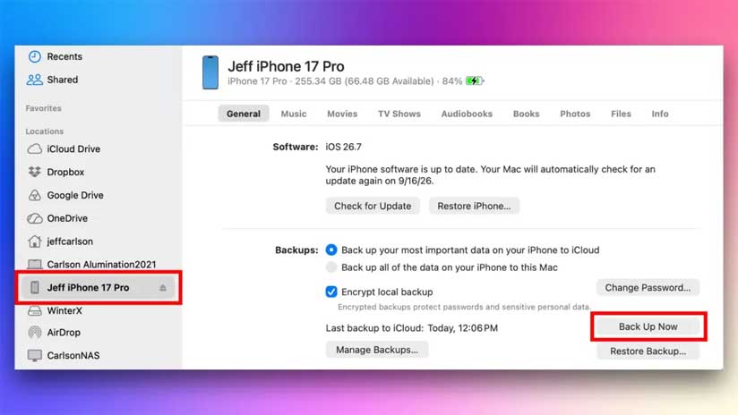 How to back up your iPhone before installing iOS 27 Picture 2