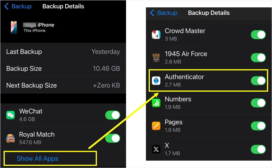 How to Backup and Restore Microsoft Authenticator on iPhone Picture 2