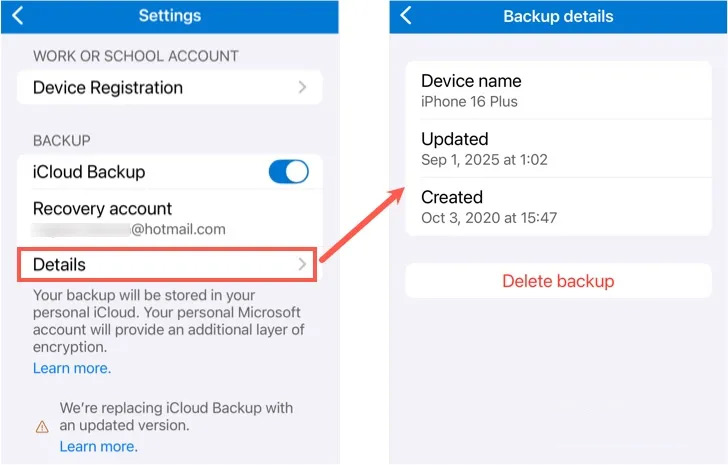 How to Backup and Restore Microsoft Authenticator on iPhone Picture 4