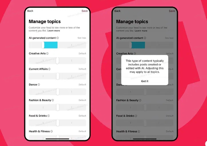 How to block AI videos in TikTok Picture 1