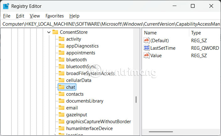 How to block apps from accessing messages on Windows 11 Picture 4