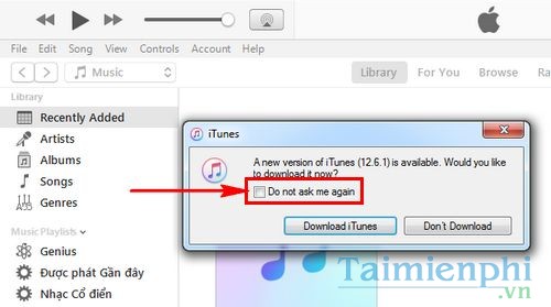 Picture 2 of How to block iTunes from asking for updates, prevent iTunes from prompting for updates.